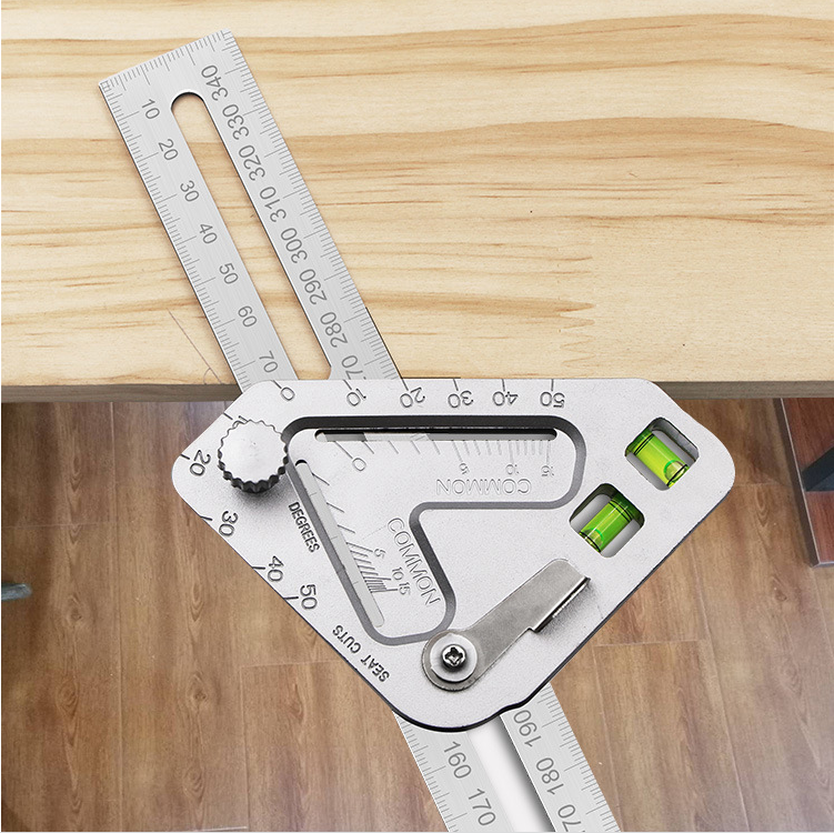Triangular Level Multi-functional Ruler