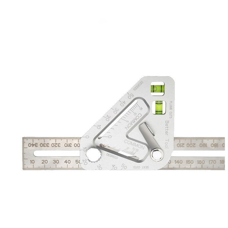 Triangular Level Multi-functional Ruler