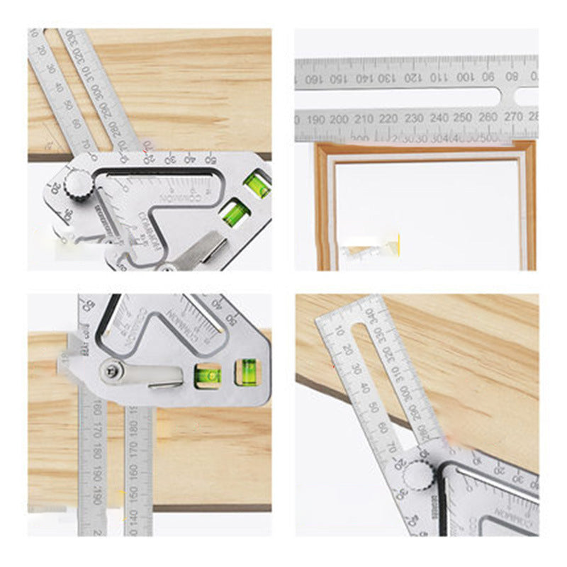 Triangular Level Multi-functional Ruler