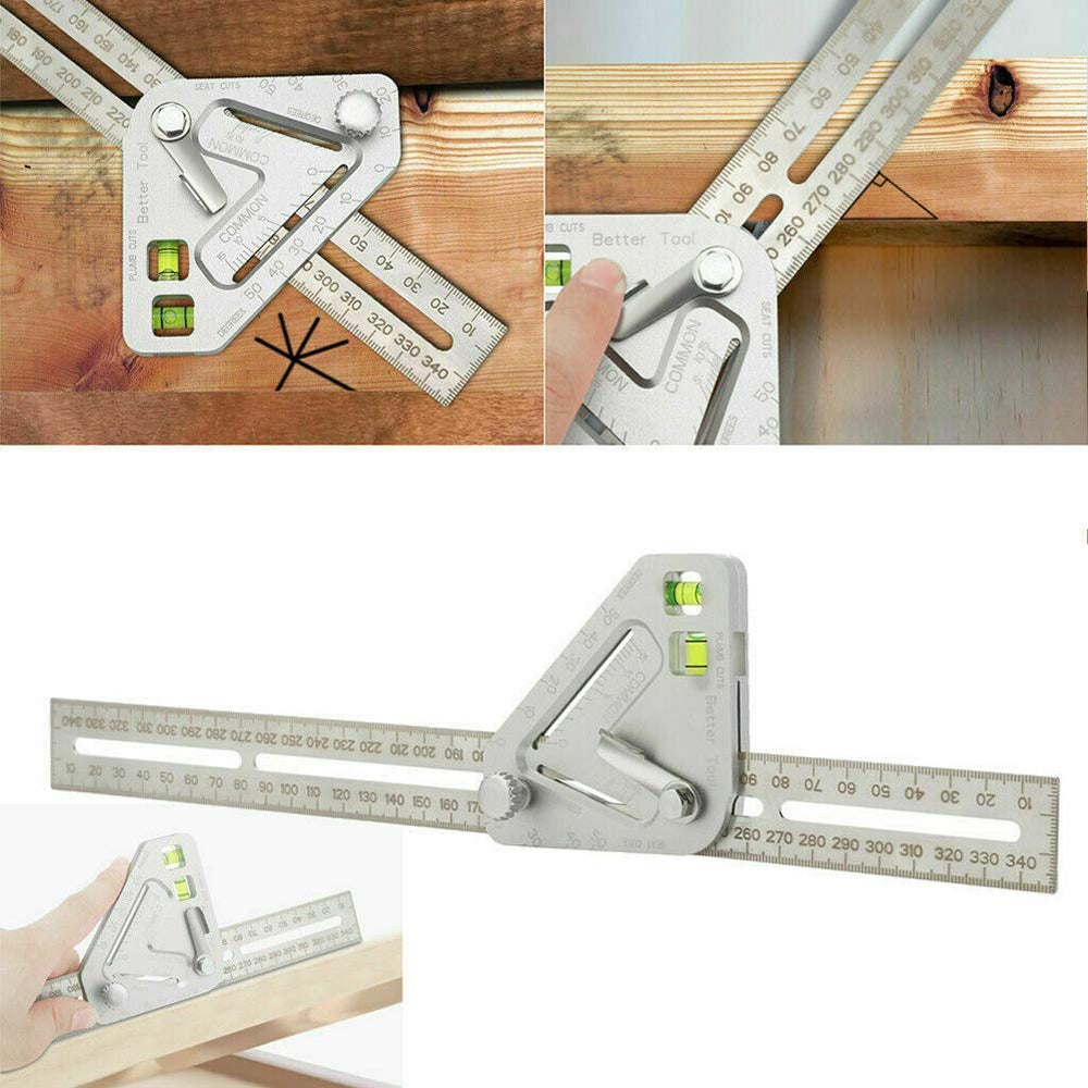 Triangular Level Multi-functional Ruler